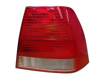 Lampa tylna prawa czerwono-biała VW Bora sedan Tyc